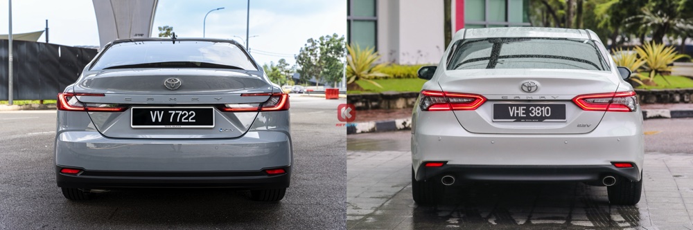 旧 vs 新！两代 Toyota Camry 前后对比！
