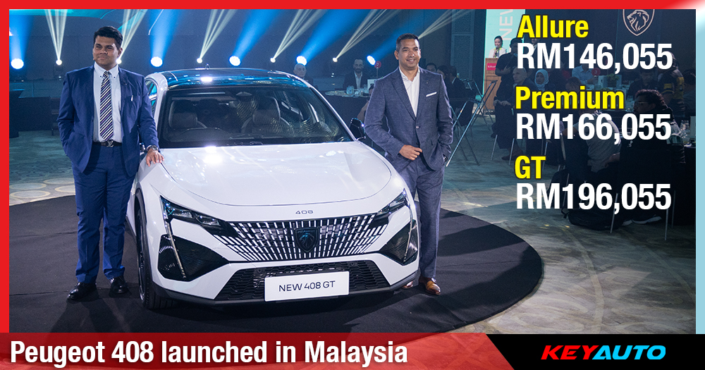 [Official Launch] Peugeot 408 - 3 variants, price starts at RM146,055!