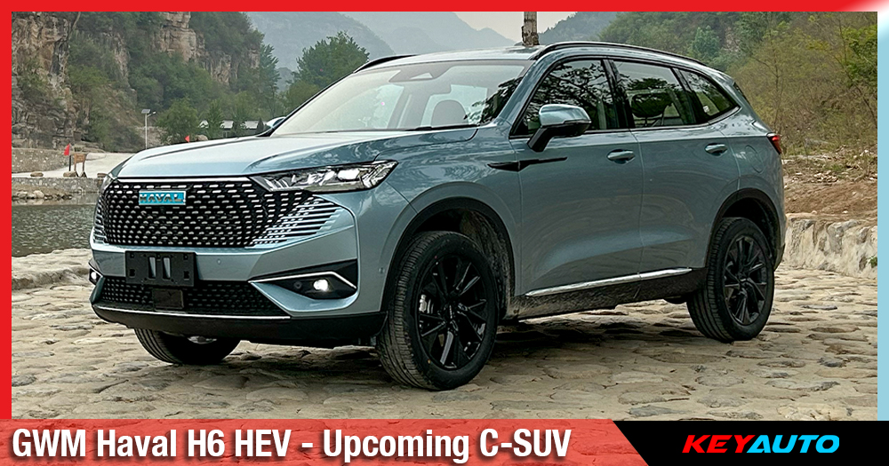 GWM Haval H6 HEV - C-segment SUV, live photo from China