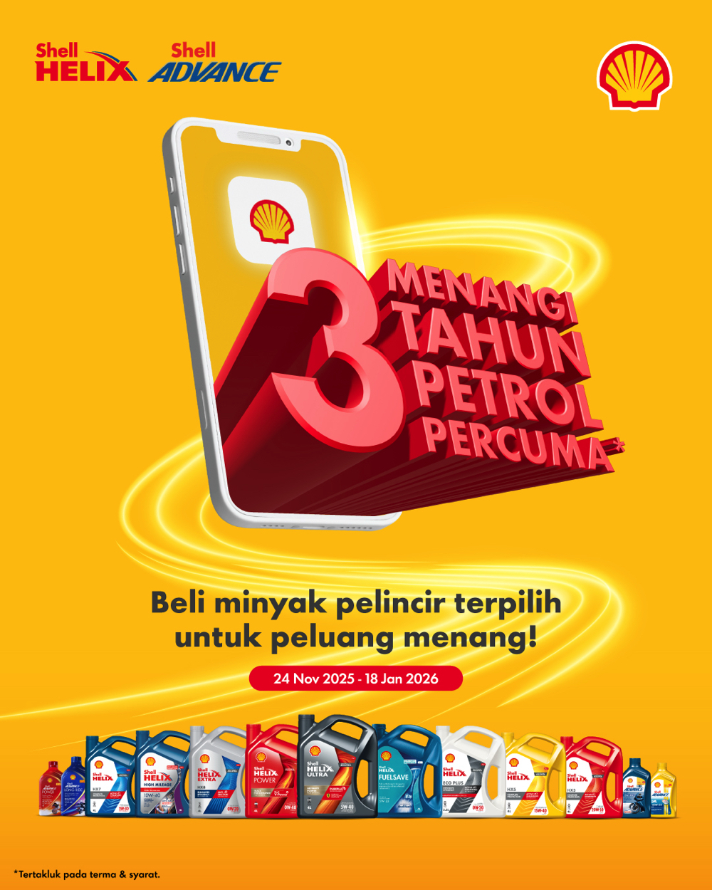 大马 Shell App BUDI95 上线!赠送 RM5 代金券、抽奖 3 年免费添油!